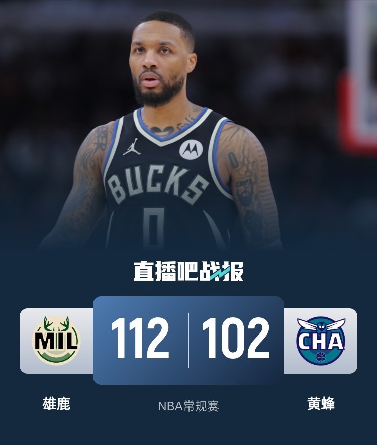 关于雄鹿击败黄蜂，字母哥全场砍下分帮助球队取胜的信息